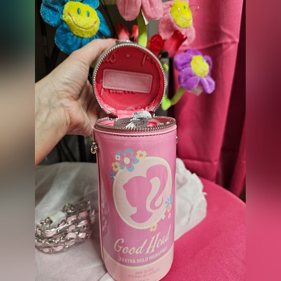 Barbie × Sugar Thrillz Stellar Updo Pink Crossbody Bag Cute - Picture 13 of 16